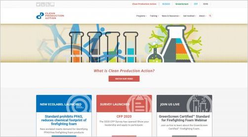 View Clean Production Action Safer Chemicals website