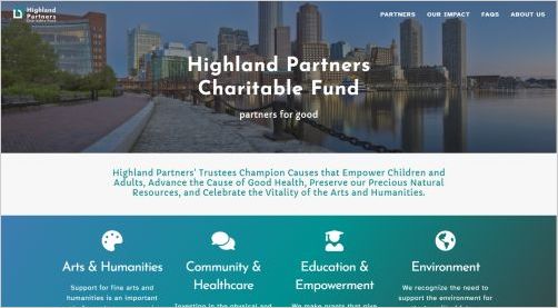 View Highland Partners Charitable Fund Philanthropist website