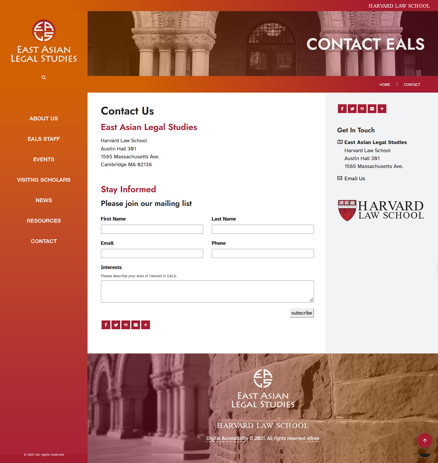 Forms - https://eals.law.harvard.edu &copy; by eBree Web Design