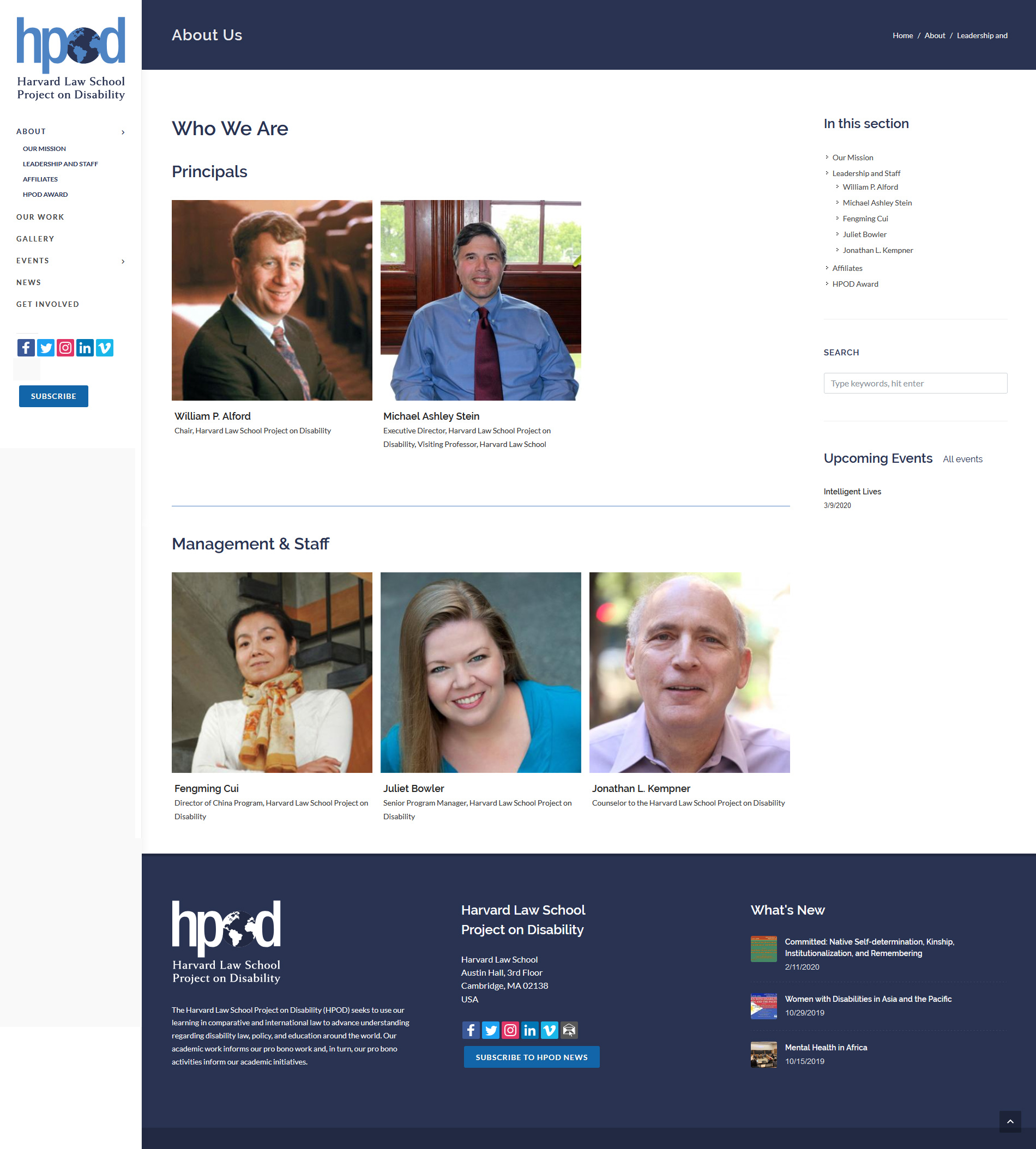 Grid layout - hpod.law.harvard.edu &copy; by eBree Web Design